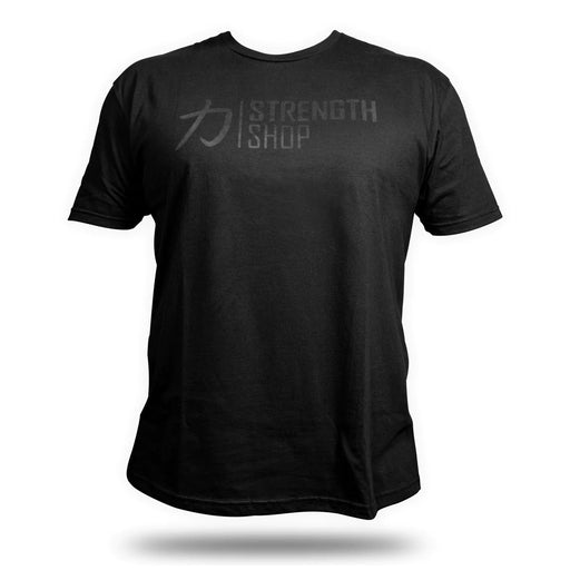 Strength Wear Logo T-Shirt V2 – All Black - Strength Shop