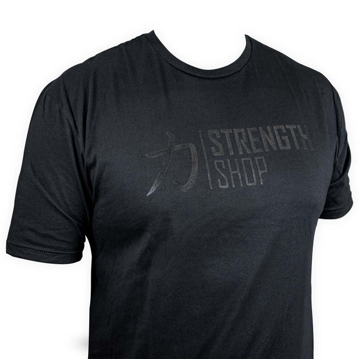 Strength Wear Logo T-Shirt V2 – All Black - Strength Shop