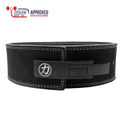 Black Lever Belt, 13mm - IPF Approved - Strength Shop