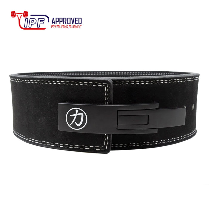 Lever Belt - Steel Buckle / IPF Approved - Black (10MM)