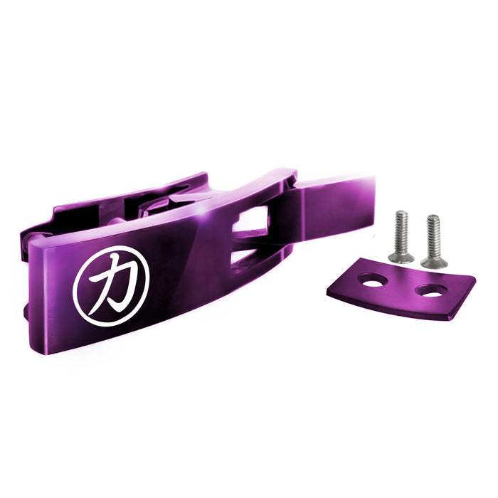 Purple Steel Lever Buckle - Lifetime Warranty