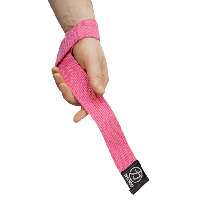 Pink Lifting Straps – Cotton - Strength Shop