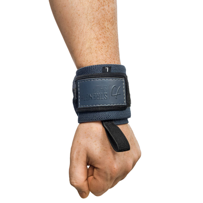 Graphite Grey PRO Wrist Wraps – Medium, 30cm/60cm, IPF Approved - Strength Shop