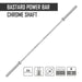 B-WARE Bastard Power Bar, Nickel Plated Shaft - Strength Shop