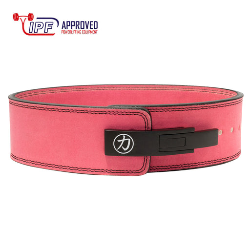 Pink Lever Belt, 10mm - IPF Approved - Strength Shop