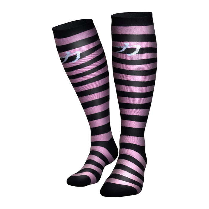 Pink/black Deadlift / Weightlifting Socks - Strength Shop