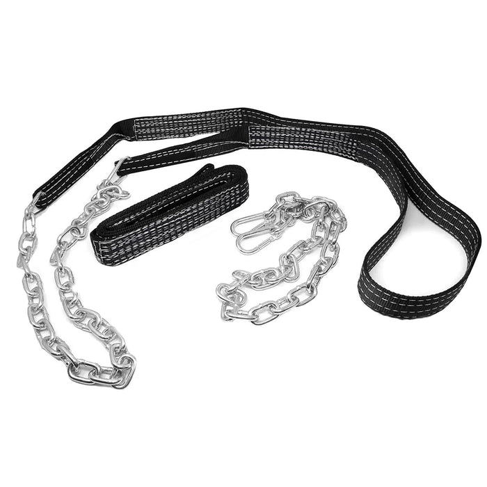 Suspension Safety Straps with Chains & Carabiners - Strength Shop