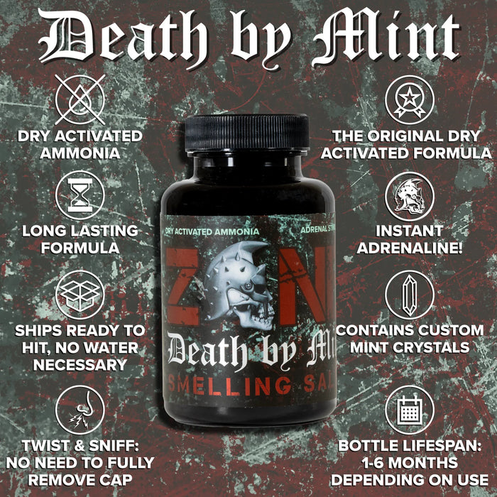 Z☠️NE Death By Mint – Smelling Salt - Strength Shop