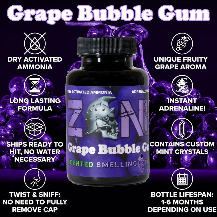 Z☠️NE Grape Bubble Gum – Smelling Salt - Strength Shop