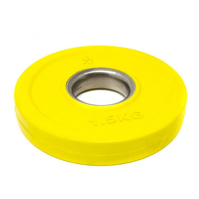 Rubber Coated Plates - Coloured 0.5kg - 5kg - Strength Shop