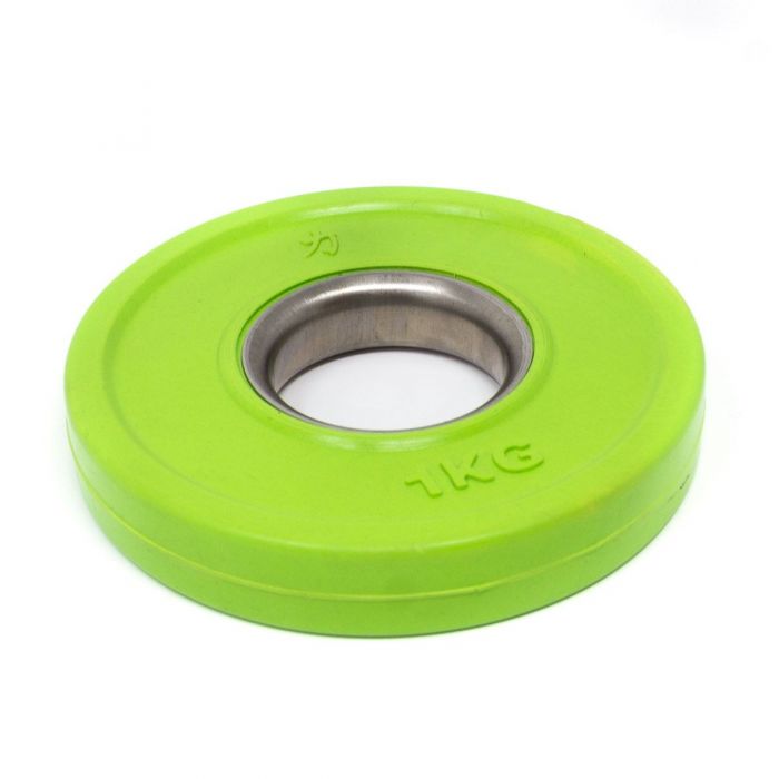 Rubber Coated Plates - Coloured 0.5kg - 5kg - Strength Shop