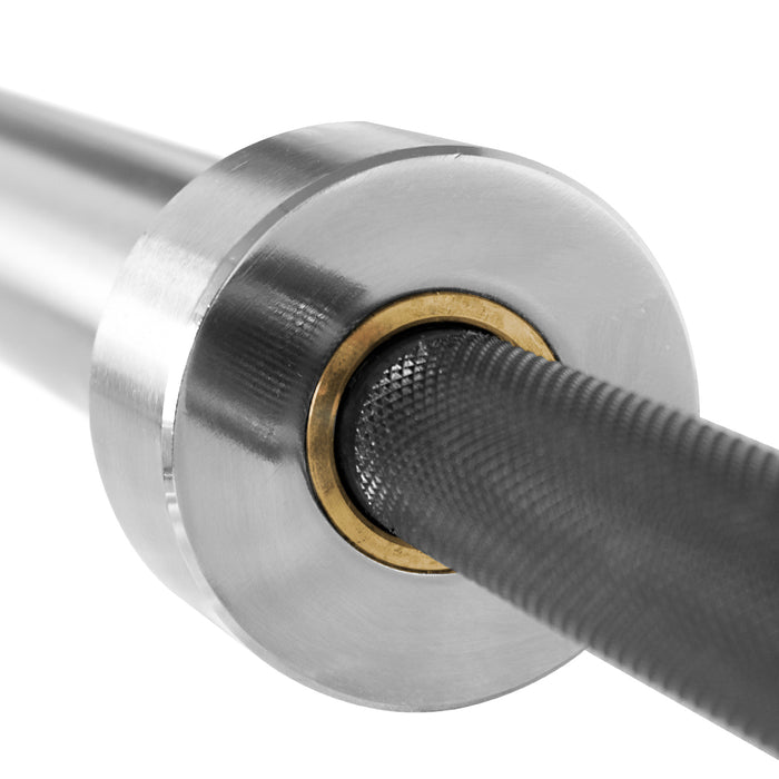 Original 2029 Power Bar, Black Shaft & Chrome Sleeves - Strength Shop