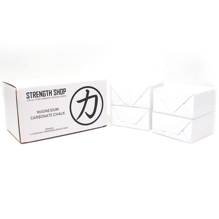 Magnesium Carbonate Chalk - Case of 4 Blocks - Strength Shop