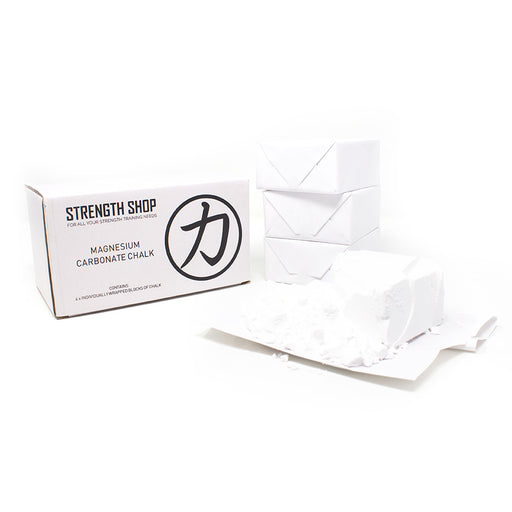 Magnesium Carbonate Chalk - Case of 4 Blocks - Strength Shop