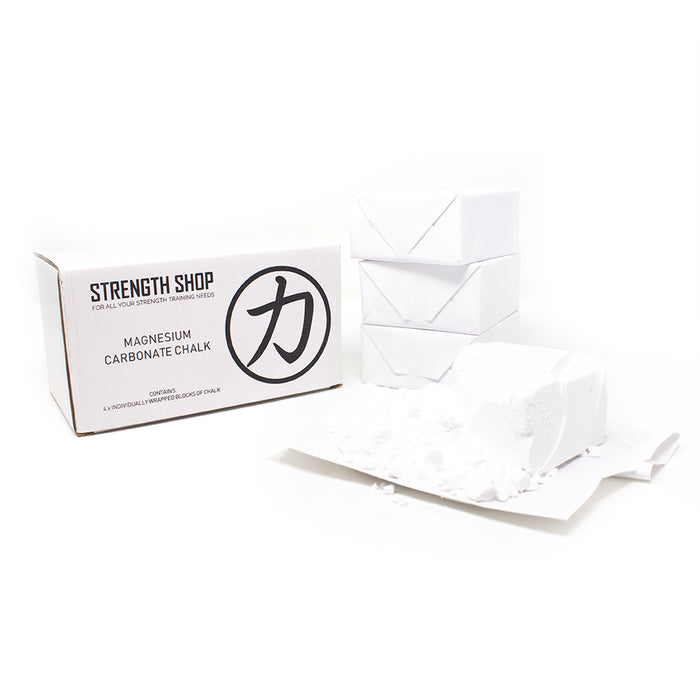 Magnesium Carbonate Chalk - Case of 4 Blocks - Strength Shop