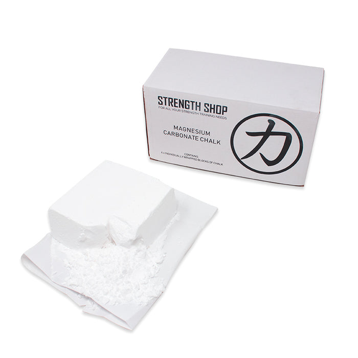 Magnesium Carbonate Chalk - Case of 4 Blocks - Strength Shop