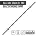 Bastard Deadlift Bar - Black Chrome Shaft - Strength Shop