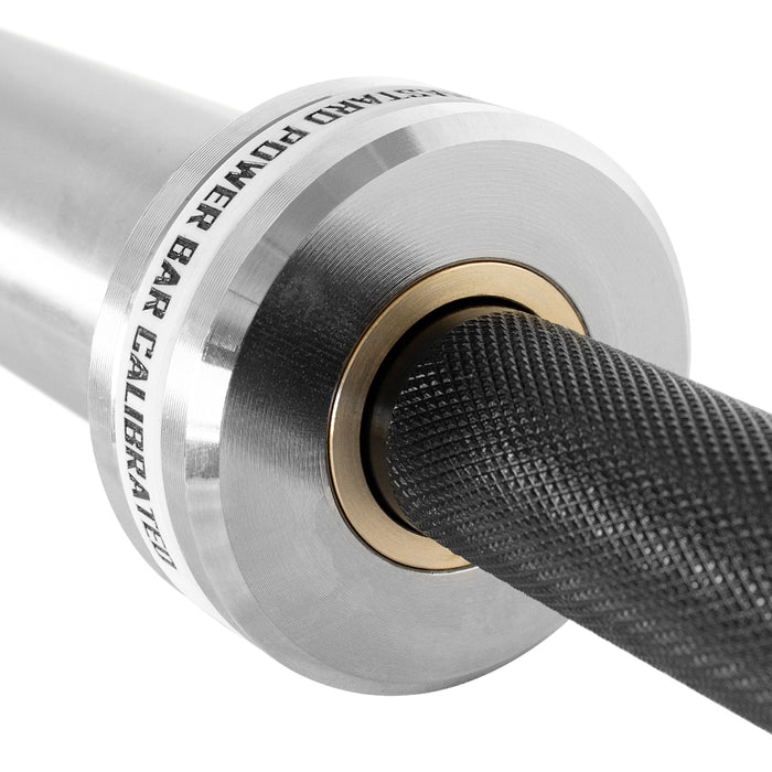 Calibrated 20kg Bastard Power Bar - Black Shaft, IPF Approved - Strength Shop