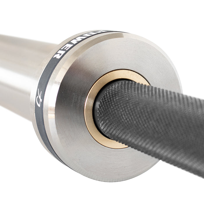 Bastard Power Bar With Black Chrome Shaft & Bronze Bushings - Strength Shop