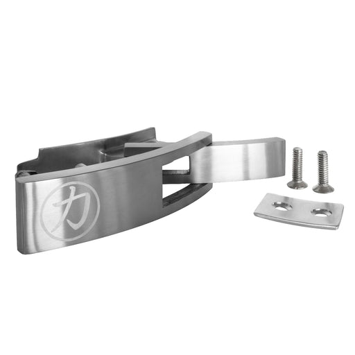 Brushed Steel Lever Buckle - Lifetime Warranty - Strength Shop