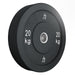150KG Set - Riot Bumper Plates, Black - Strength Shop