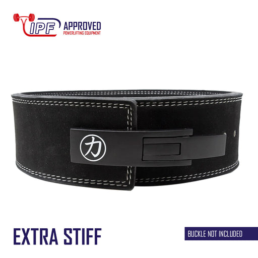 Extra Stiff Black Lever Belt, 13mm - IPF Approved - Strength Shop