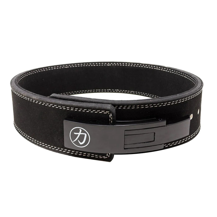 Narrow 7.6cm Black Lever Belt, 10mm - IPF Approved