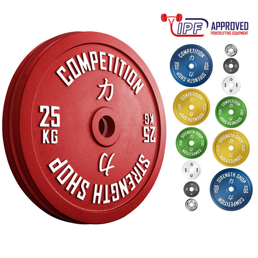 Strength Shop Calibrated Plates Sets 157.5kg or 159kg - IPF Approved - Strength Shop