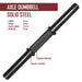 Solid Steel Axle Dumbbell Handle (B-WARE) - Strength Shop