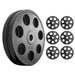 140KG Set - Rubber Coated Easy Grip Plates - Strength Shop