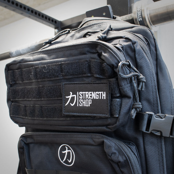 Training Backpack, Black - Add Extra Patches - Strength Shop