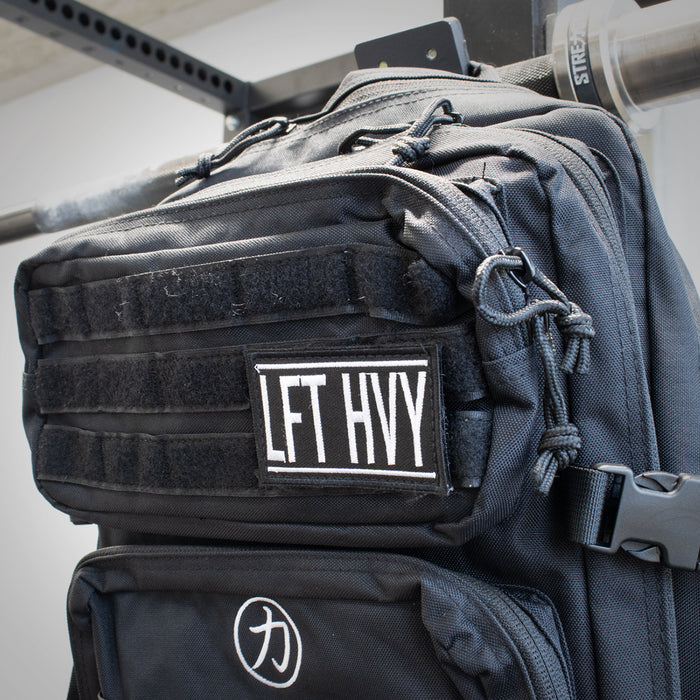 Training Backpack, Black - Add Extra Patches - Strength Shop