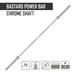 Bastard Power Bar, Nickel Plated Shaft - Strength Shop
