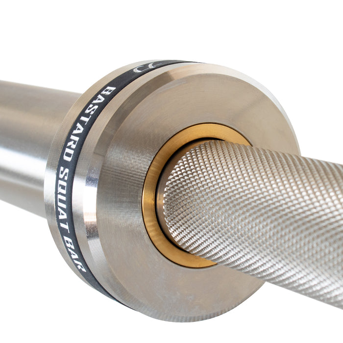 Bastard Squat Bar, 35mm/25kg – Fully Knurled - Strength Shop
