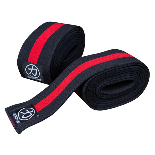 Heavy Wrist Wraps, Black/Red - IPF Approved, Strength Shop