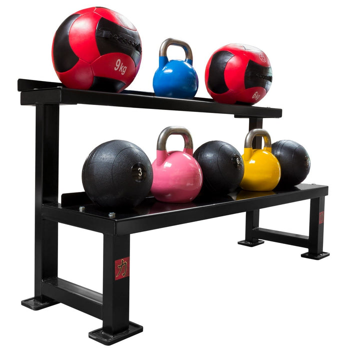 Support de rangement en acier pour Kettlebells - Haltères - Medecines Ball