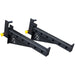 Riot Wall-Mounted Foldable Rack - 2.32m Tall, Black - Strength Shop