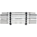 Wall Mountable Horizontal Bar Holder - 6 Bars - Strength Shop