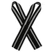 Zhang Kong ZKC Black/White Weightlifting Straps, Normal - Cotton - Strength Shop