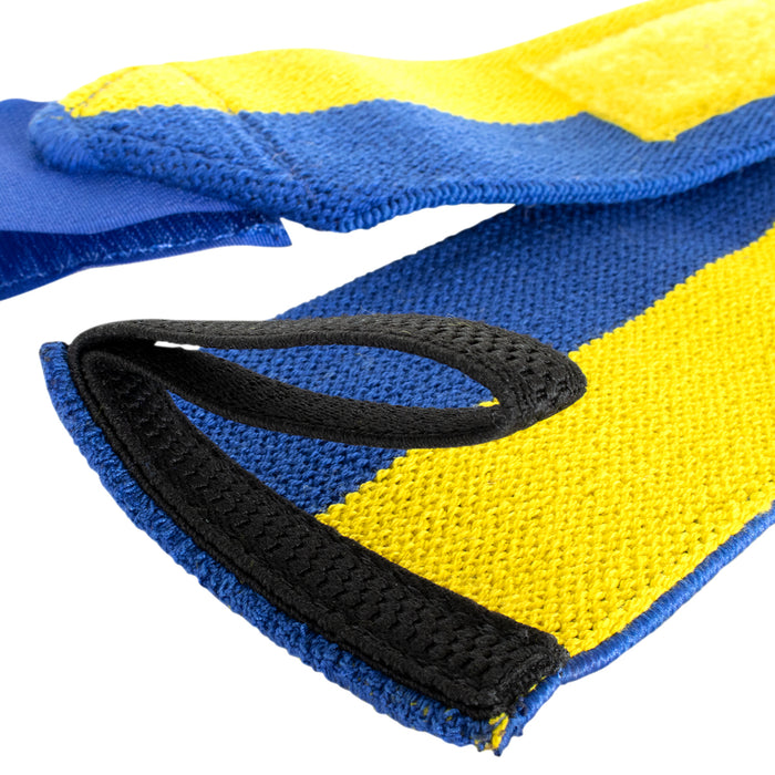 Ukraine Charity Wrist Wraps, 60cm - Medium, IPF Approved - Strength Shop