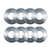 Fractional Plate Package - 8 X 0.5KG Steel Plates - Zinc - Strength Shop