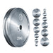 157.5KG Set - Steel Plates, Galvanized Zinc - Strength Shop