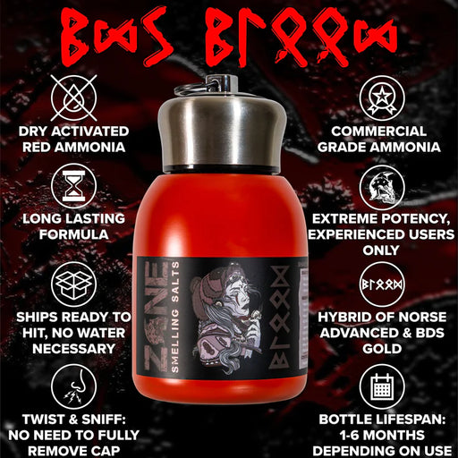 Z☠️NE Bear Down Steel Blood - Dry Smelling Salt - Strength Shop