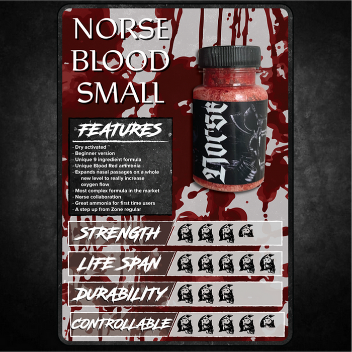 Z☠️NE Norse Blood – Beginner, Dry Smelling Salts - Strength Shop