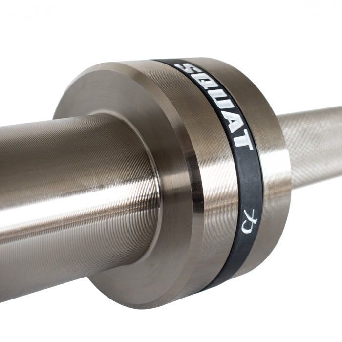 Bastard Squat Bar With Chrome Shaft - 32mm/25kg - Fully Knurled - Strength Shop