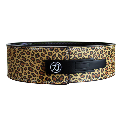 Leopard Print Lever Belt, 10mm - IPF Approved - Strength Shop