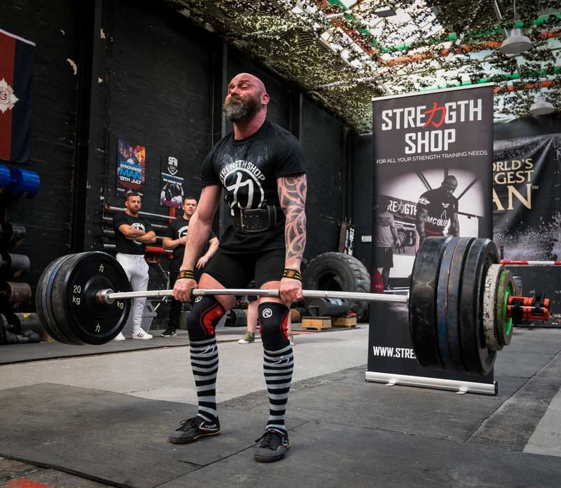 Bastard Deadlift Bar, Nickel Plated Shaft - Strength Shop