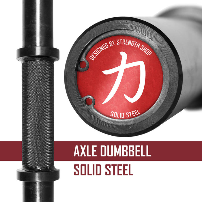 Solid Steel Axle Dumbbell Handle (B-WARE) - Strength Shop