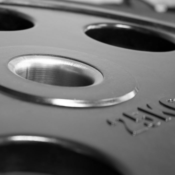 140KG Set - Rubber Coated Easy Grip Plates - Strength Shop