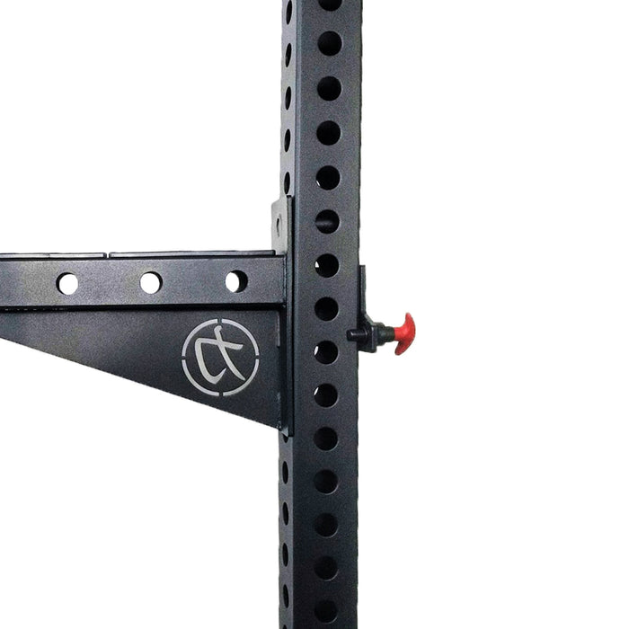 Heavy Duty Safeties for Riot Cages, With Front Pin - 1 Pair (75MM) - Strength Shop